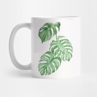 Tropical Leaves Monstera Mug